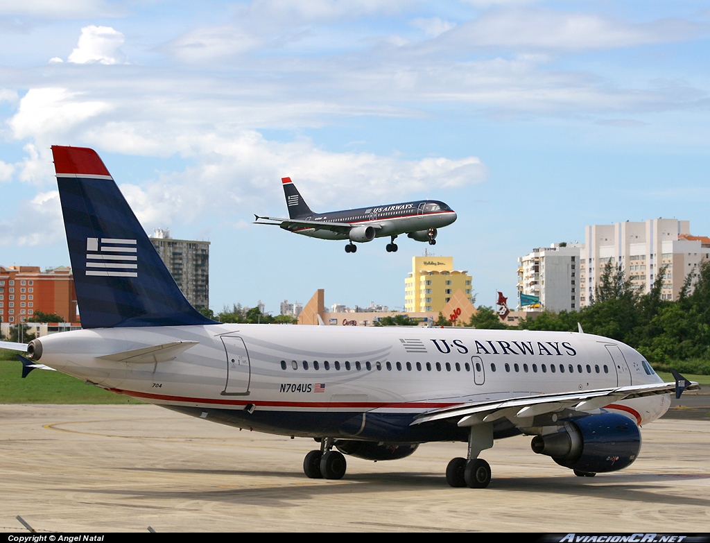 N704US - Airbus A319-100 - US Airways