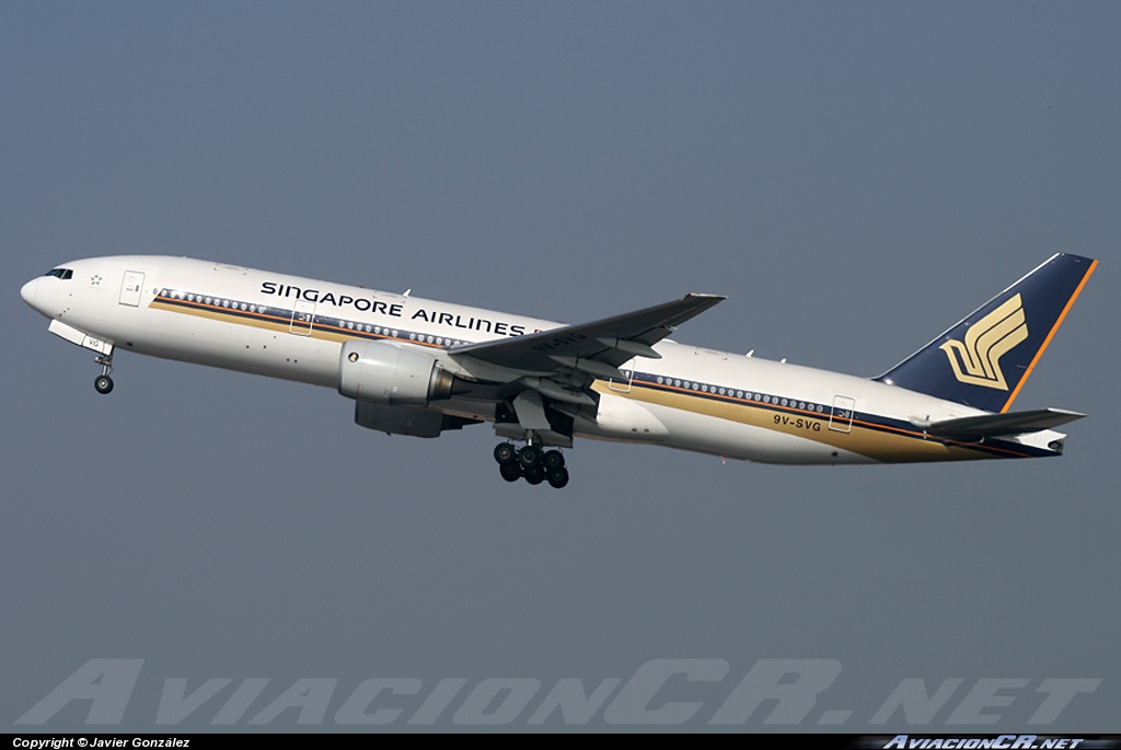 9V-SVG - Boeing 777-212(ER) - Singapore Airlines