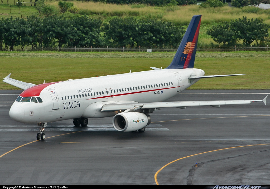 N491TA - Airbus A320-233 - TACA