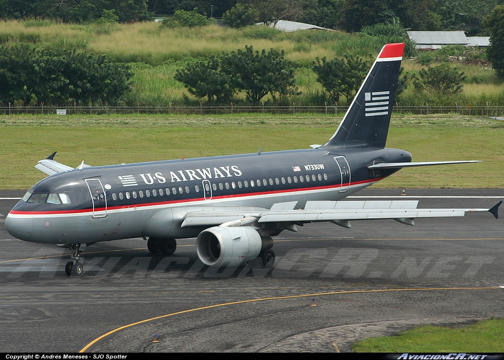 N733UW - Airbus A319-112 - US Airways