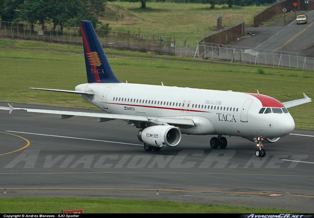 N491TA - Airbus A320-233 - TACA