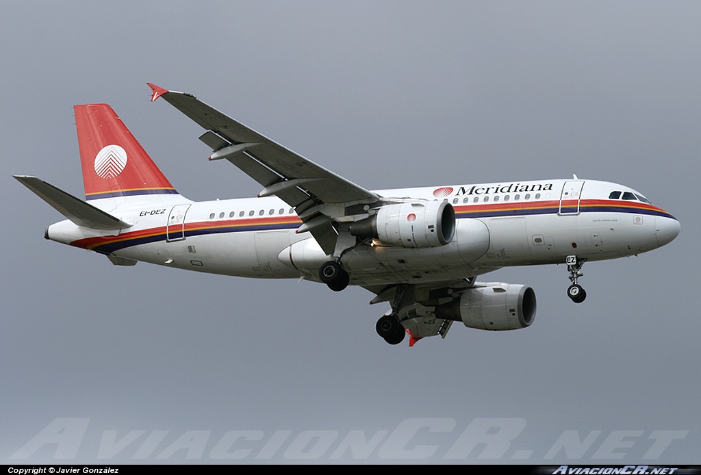 EI-DEZ - Airbus A319-112 - Meridiana