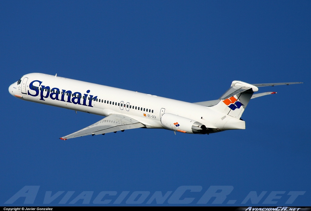 EC-GCV - McDonnell Douglas MD-82 - Spanair