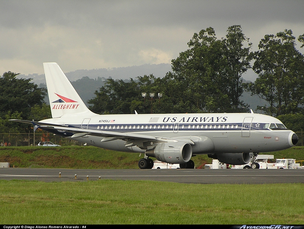 N745VJ - Airbus A319-112 - US Airways