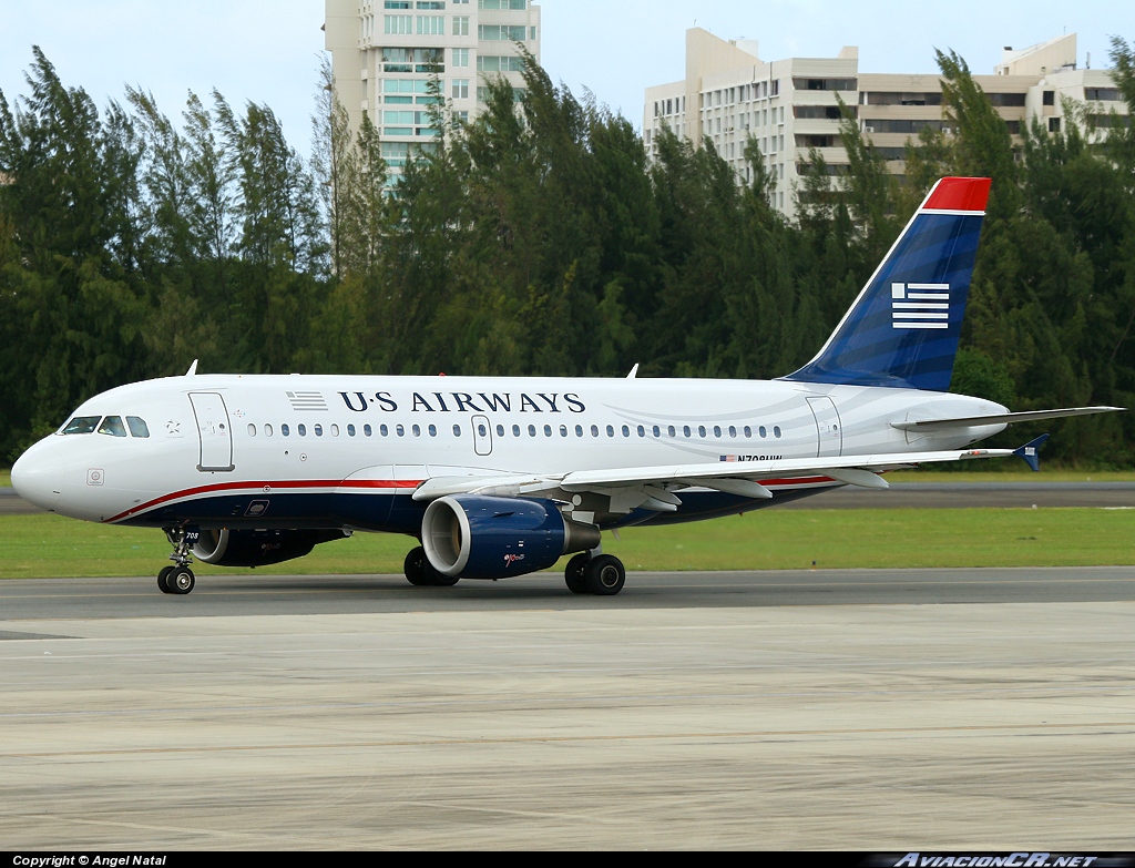 N708UW - Airbus A319-112 - US Airways