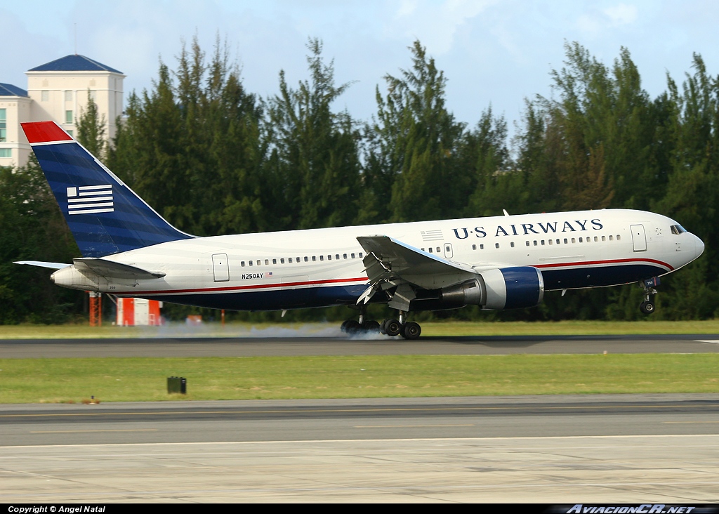 N250AY - Boeing 767-201(ER) - US Airways