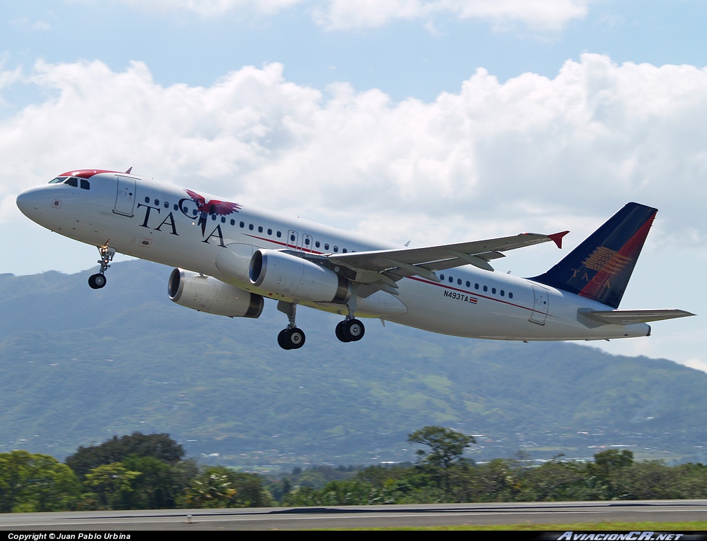 N493TA - Airbus A320-233 - TACA