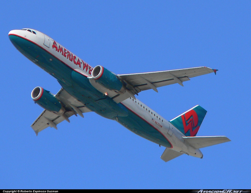 N675AW - Airbus A320-232 - America West