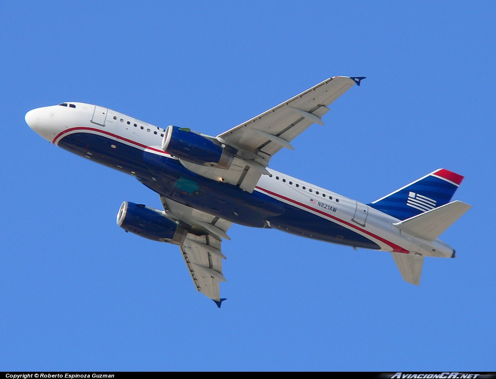 N821AW - Airbus A319-100 - US Airways