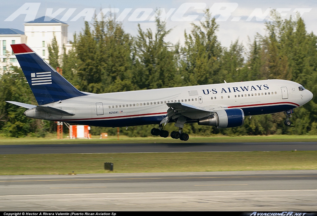 N250AY - Boeing 767-201(ER) - US Airways