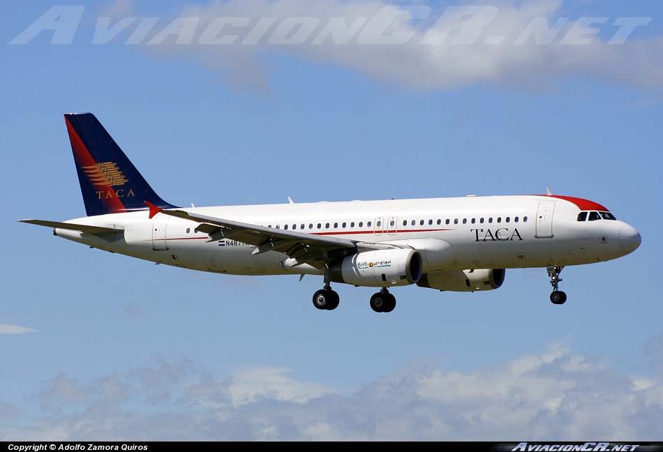N487TA - Airbus A320-233 - TACA