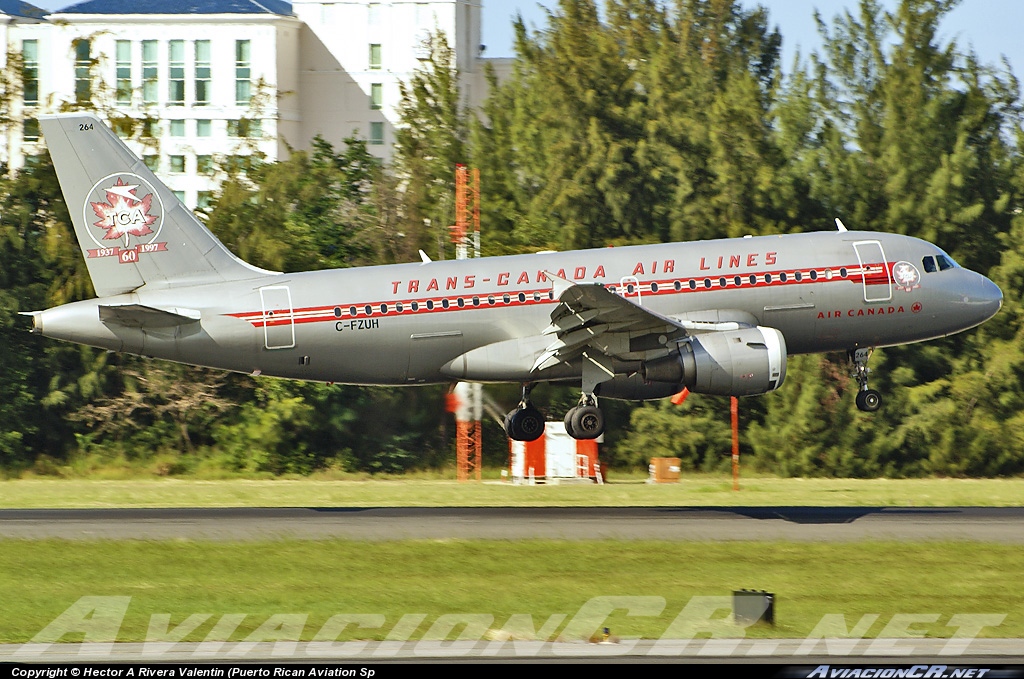 C-FZUH - Airbus A319-114 - Air Canada