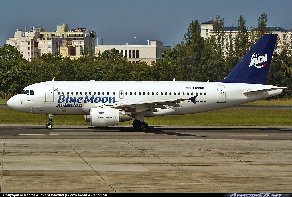 N320NP - Airbus A319-112 - Blue Moon Aviation