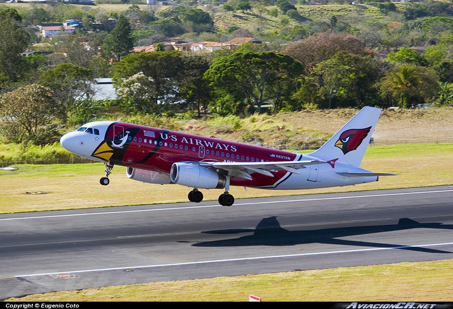 N837AW - Airbus A319-132 - US Airways