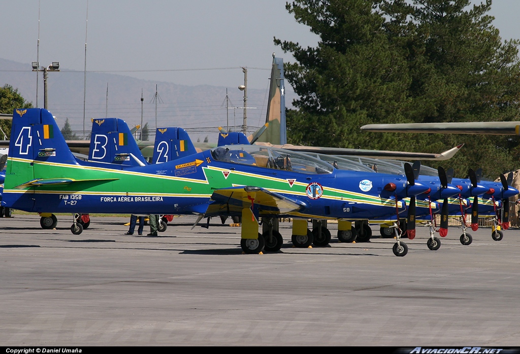 FAB1358 - Embraer EMB-312 Tucano - Fuerza Aérea Brazileña