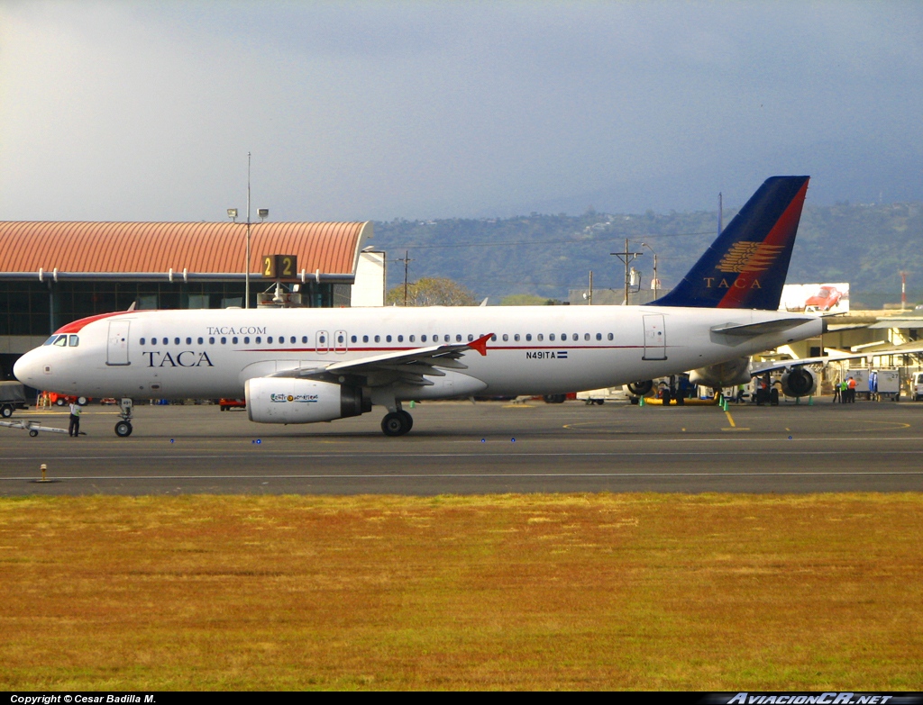 N491TA - Airbus A320-233 - TACA