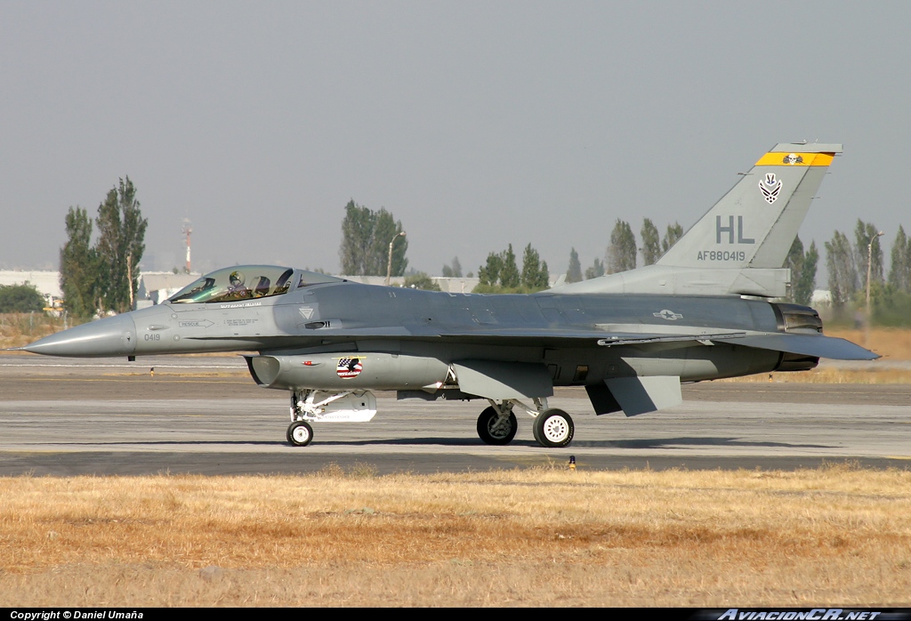 88-0419 - General Dynamics F-16C Fighting Falcon - USAF - United States Air Force - Fuerza Aerea de EE.UU