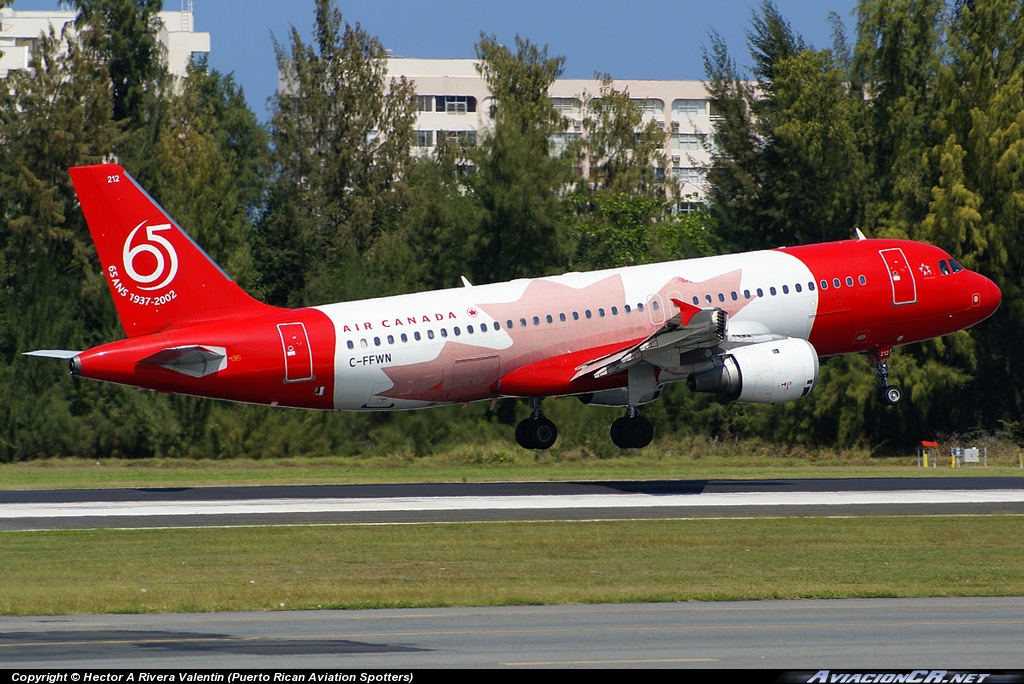 C-FFWN - Airbus A320-211 - Air Canada