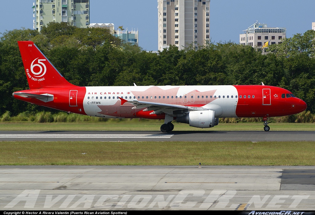 C-FFWN - Airbus A320-211 - Air Canada