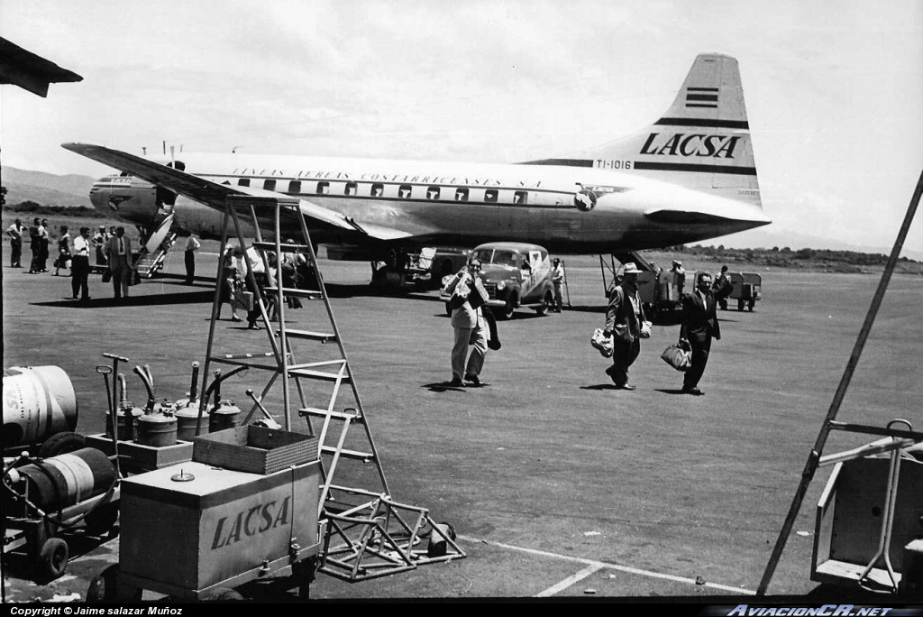 TI-1016 - Convair CV-340 - LACSA - Líneas Aéreas Costarricenses S.A.