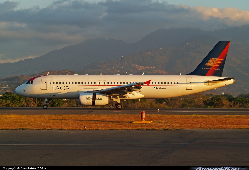 N486TA - Airbus A320-233 - TACA