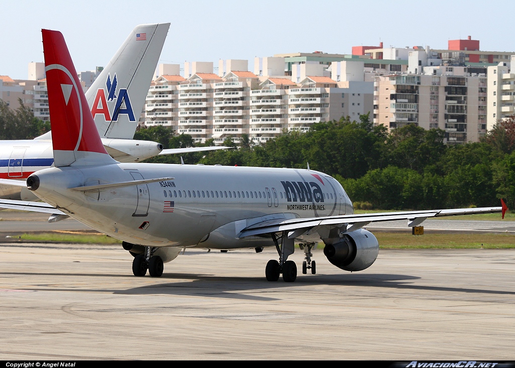 N344NW - Airbus A320-212 - Northwest Airlines