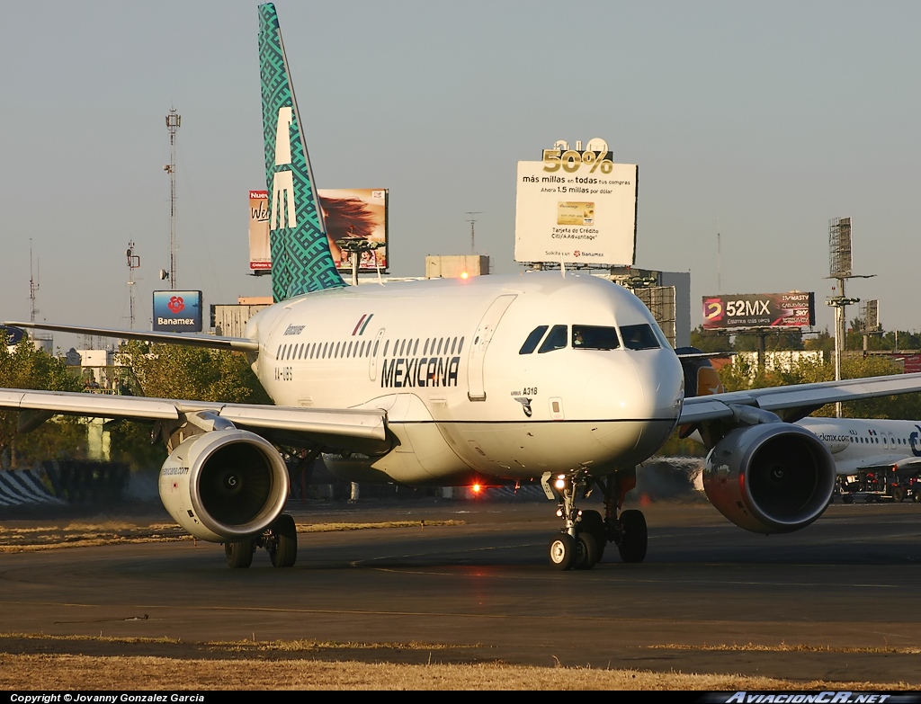 XA-UBS - Airbus A318-100 - Mexicana