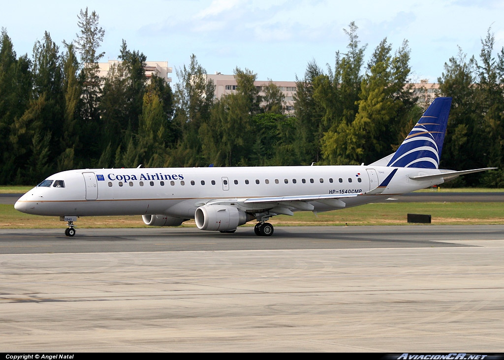 HP-1540CMP - Embraer 190-100IGW - Copa Airlines