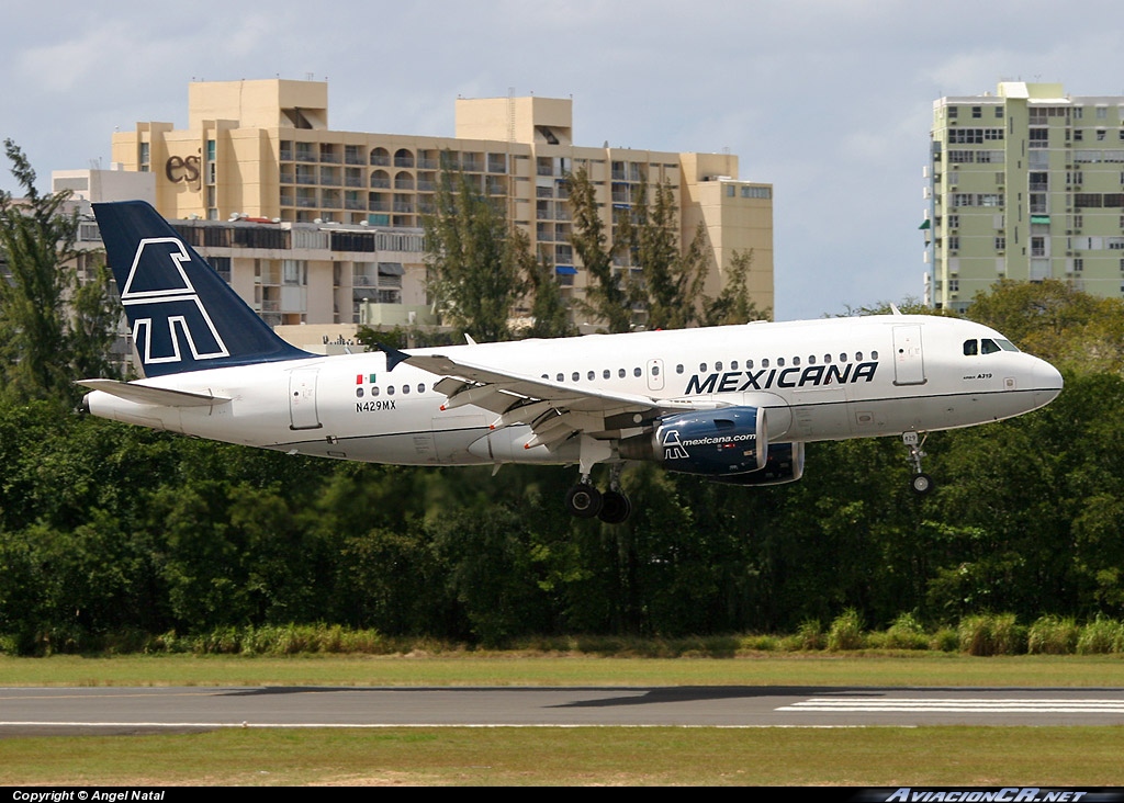 N429MX - Airbus A319-112 - Mexicana