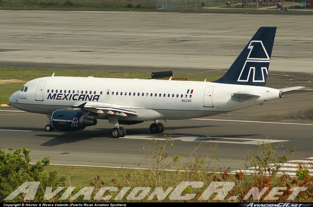 N612MX - Airbus A319-112 - Mexicana