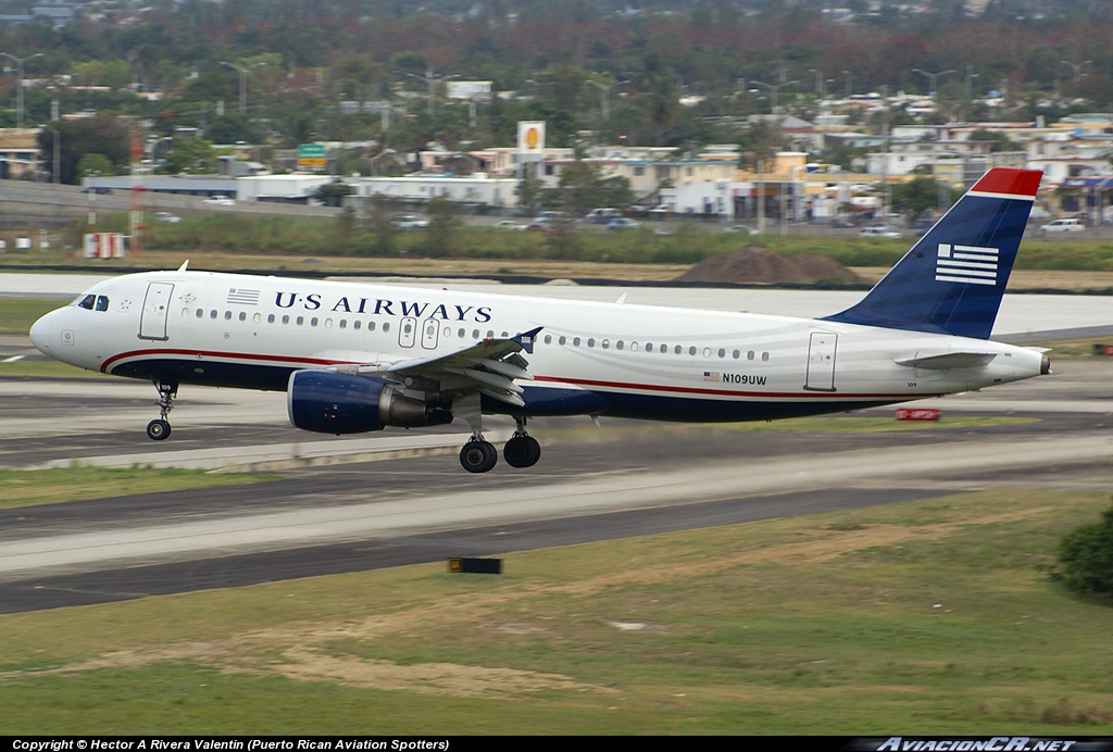 N109UW - Airbus A320-214 - US Airways