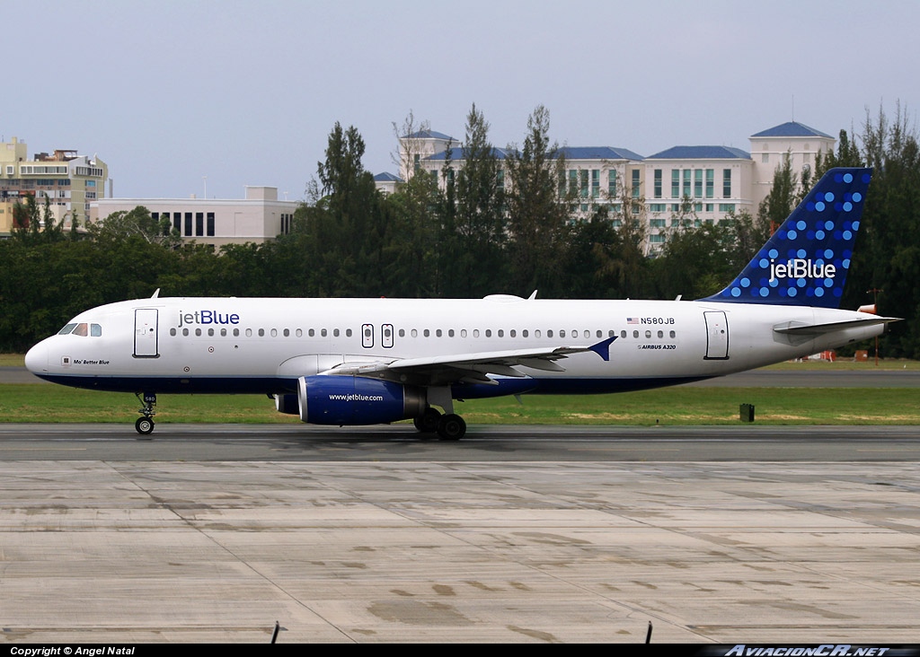 N580JB - Airbus A320-232 - Jet Blue