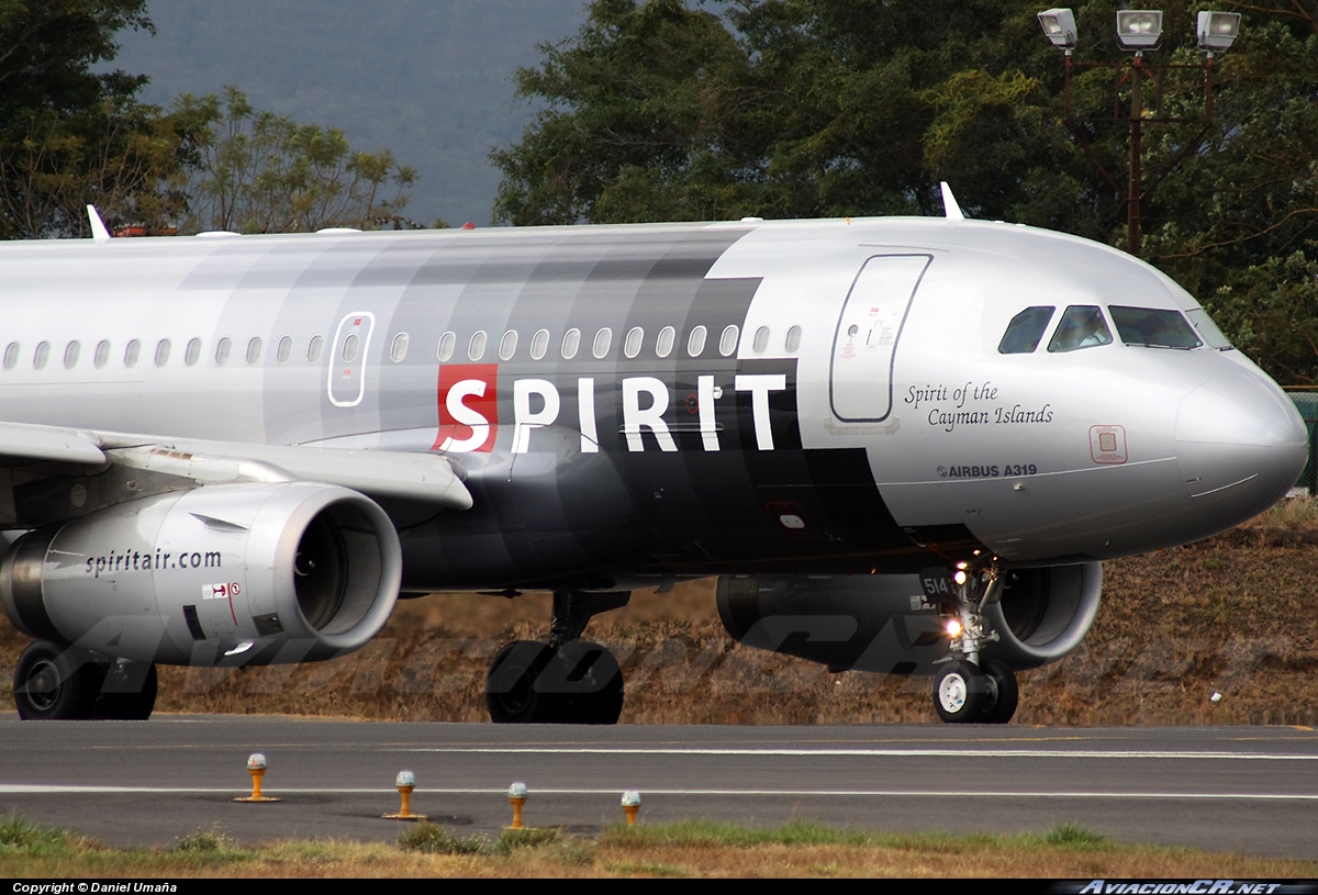 N514NK - Airbus A319-132 - Spirit Airlines