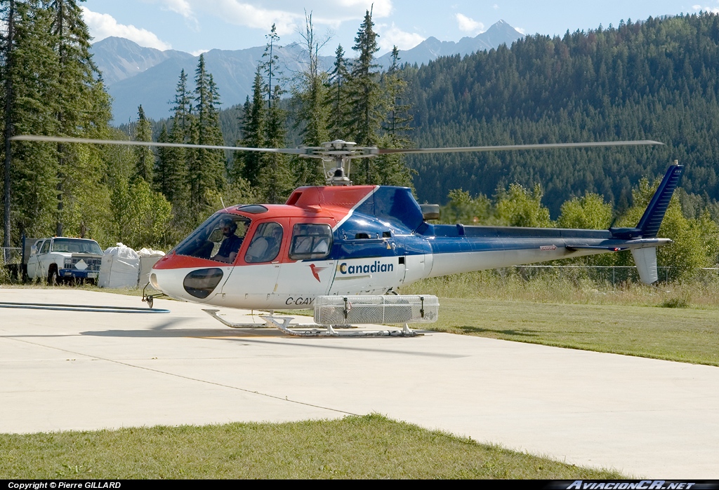 C-GAYX - Eurocopter AS350BA Ecureuil - Canadian Helicopters Company