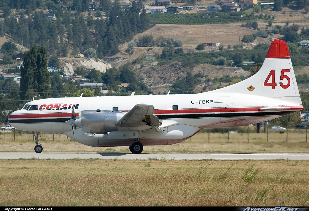 C-FEKF - Convair CV-580 - Conair