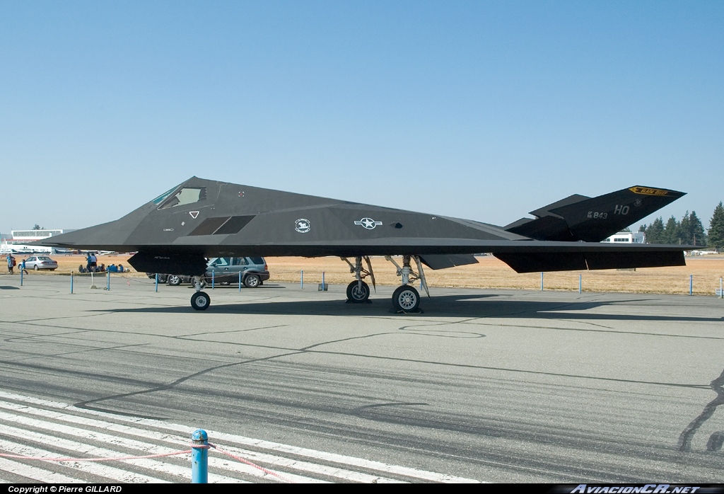 88-0843 HO - Lockheed F-117A - USAF - United States Air Force - Fuerza Aerea de EE.UU