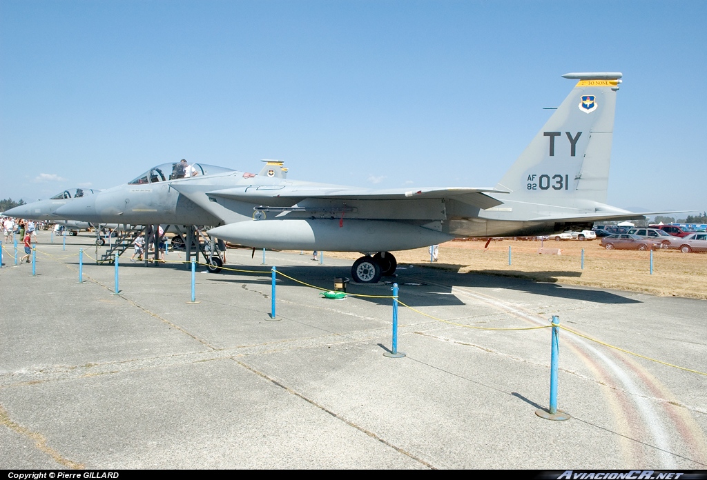 82-0031 TY - Mc Donnell Douglas F-15A Eagle - USAF - United States Air Force - Fuerza Aerea de EE.UU