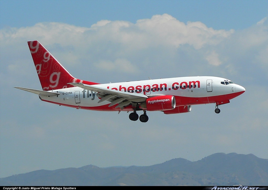 G-CDRA - Boeing 737-600 - Flyglobespan