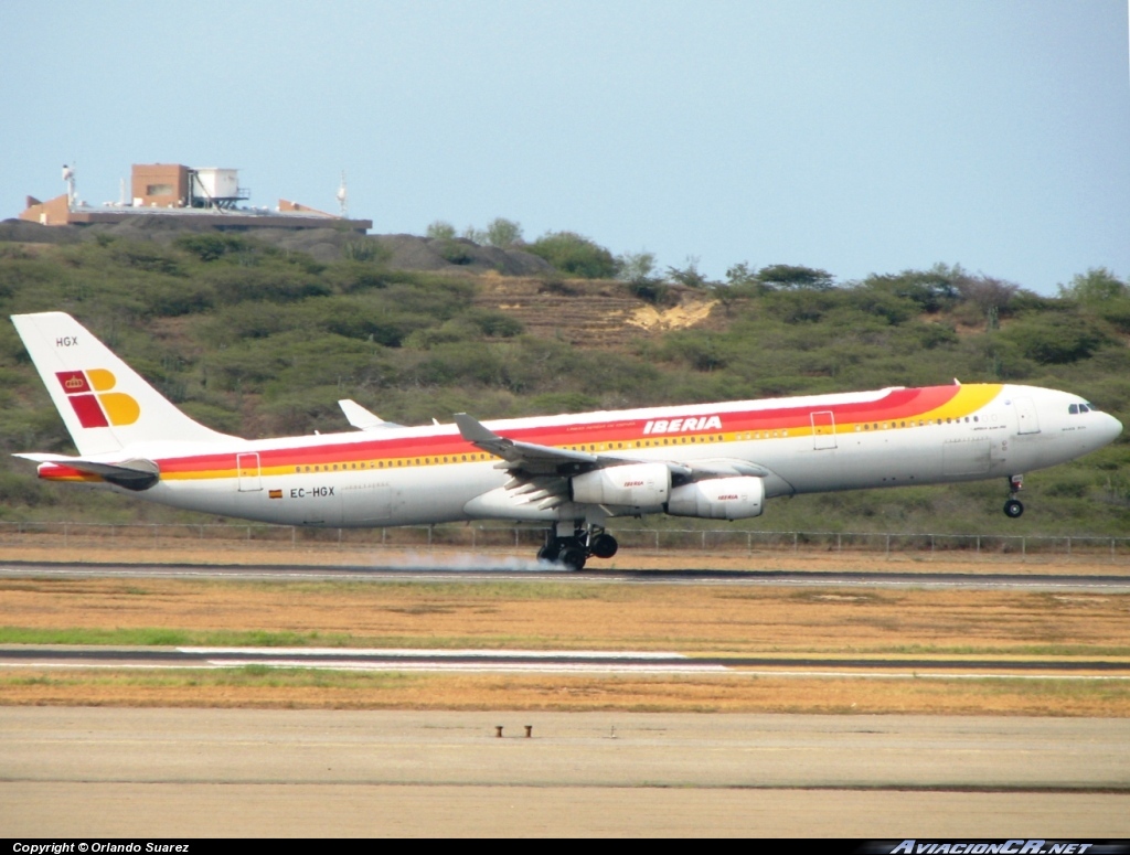 EC-GHX - Airbus A340-313X - Iberia