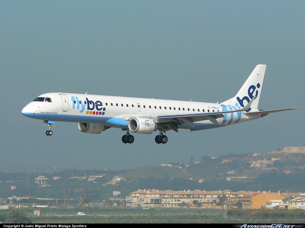 G-FBEA - Embraer 190-200LR - Flybe