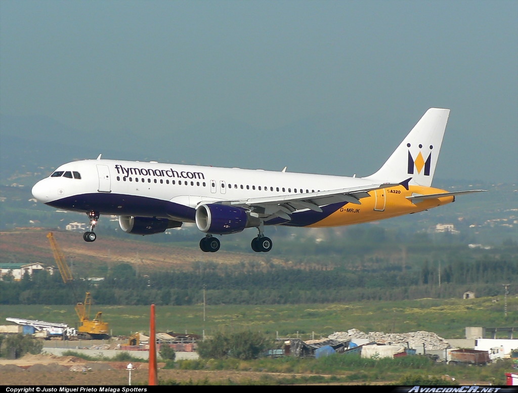 G-MRJK - Airbus A320-214 - Monarch Airlines