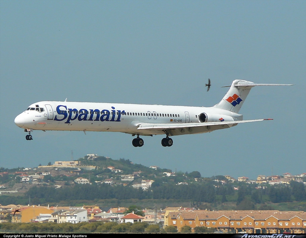 EC-GVO - McDonnell Douglas MD-83 - Spanair