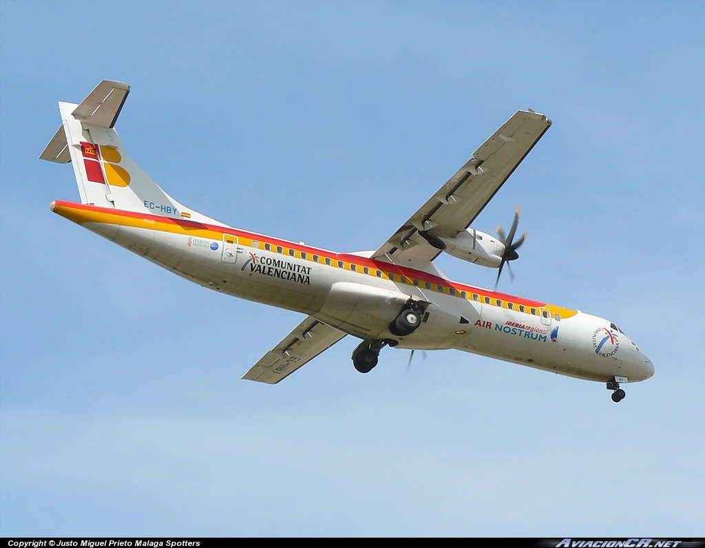 EC-HBY - ATR 72-212A - Air Nostrum (Iberia Regional)