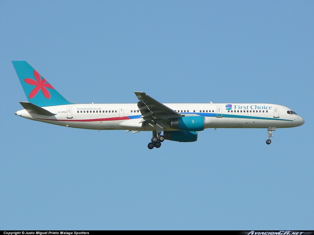 G-CPEU - Boeing 757-226 - First Choice Airways