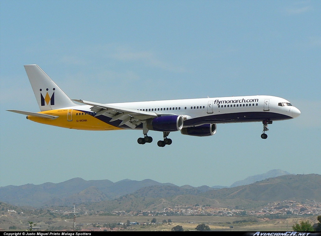 G-MONK - Boeing 757-2T7 - Monarch Airlines