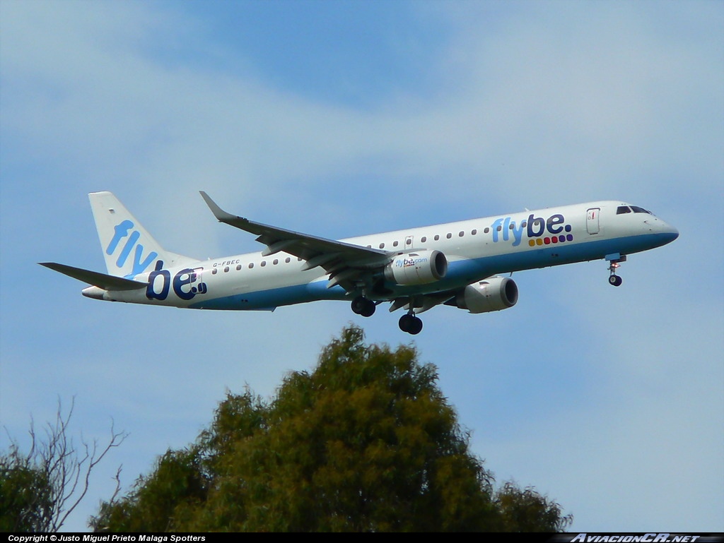 G-FBEC - Embraer 195-200AR - Flybe