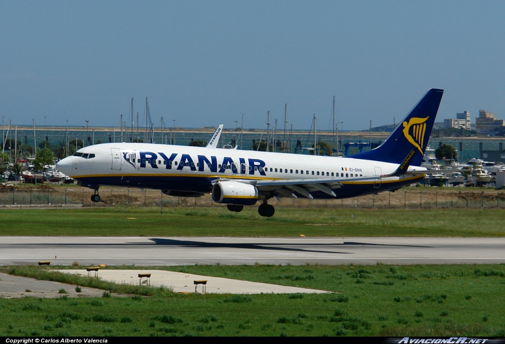 EI-DHX - Boeing 737-800 - Ryanair