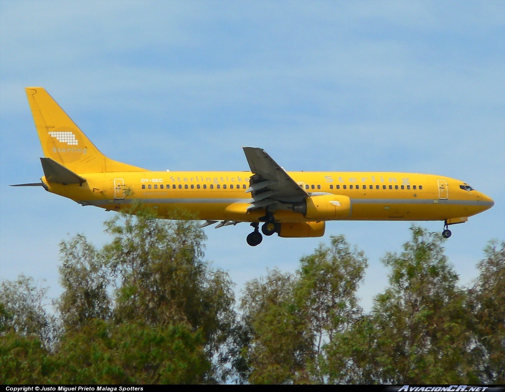 OY-SEC - Boeing 737-8Q8 - Sterling