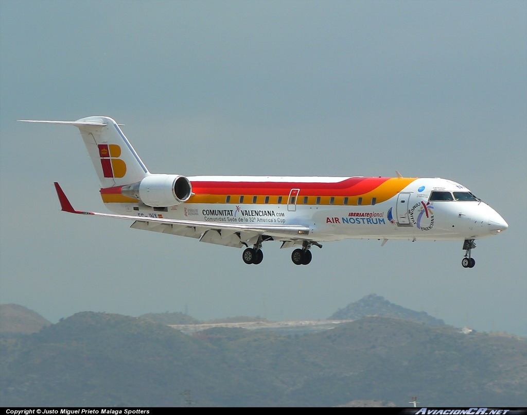 EC-JNX - Bombardier CRJ-200ER - Air Nostrum (Iberia Regional)