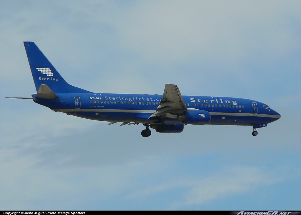 OY-SEB - Boeing 737-8Q8 - Sterling